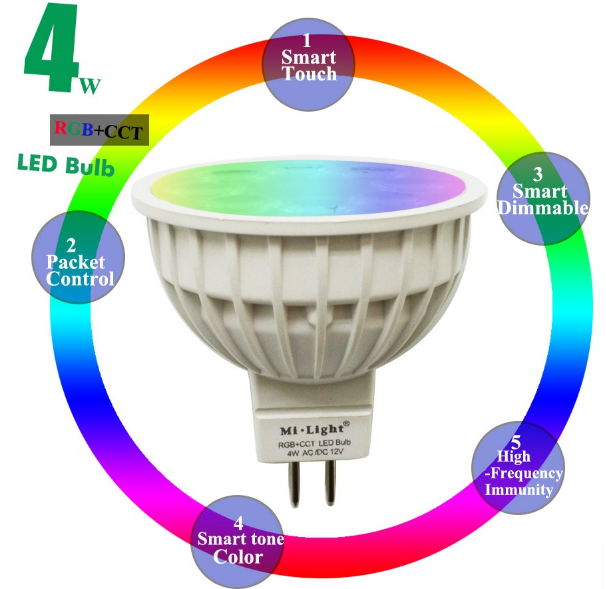 12V_24G_Wireless_Milight_Dimmable_MR16_6