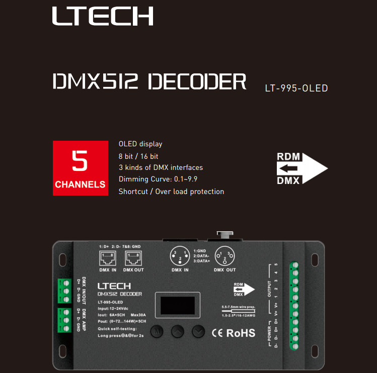 LTECH_DMX_controller_LT_995_OLED_1