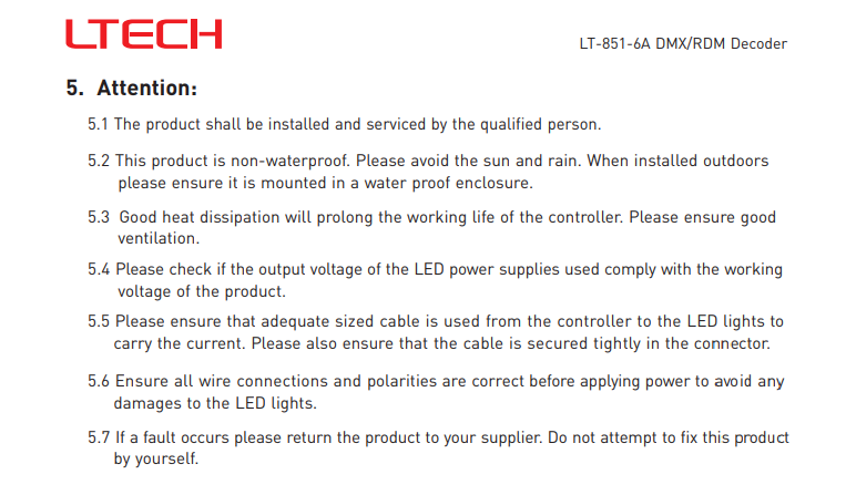 Ltech_LT_851_6A_DMX512_Master_Controller_7