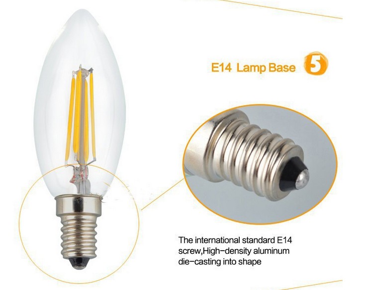 New_Design_2W_4W_E14_LED_Filament_Candle_Light_Bulb_CRI_90_Spotlight_lamps_wholesales_factory_supplier