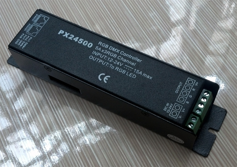 PX24500_DMX512_LED_decoder_RGB_controller