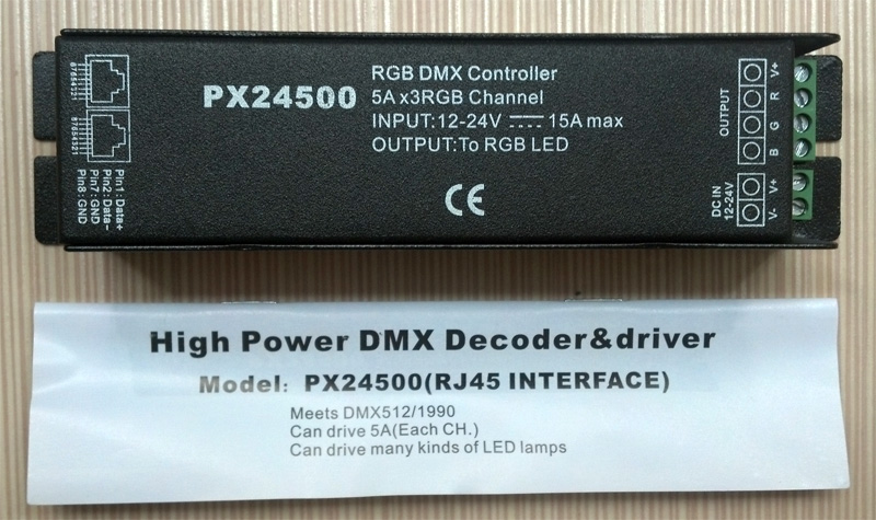PX24500_DMX512_LED_decoder_controller_manual