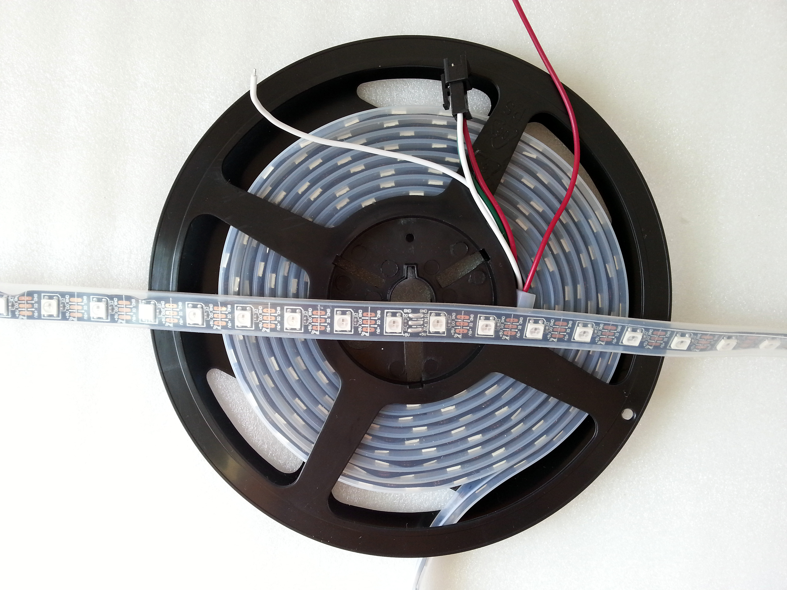 silicone_tube_casing_waterproof_programmable_WS2812B_black_PCB_LED_light_strip