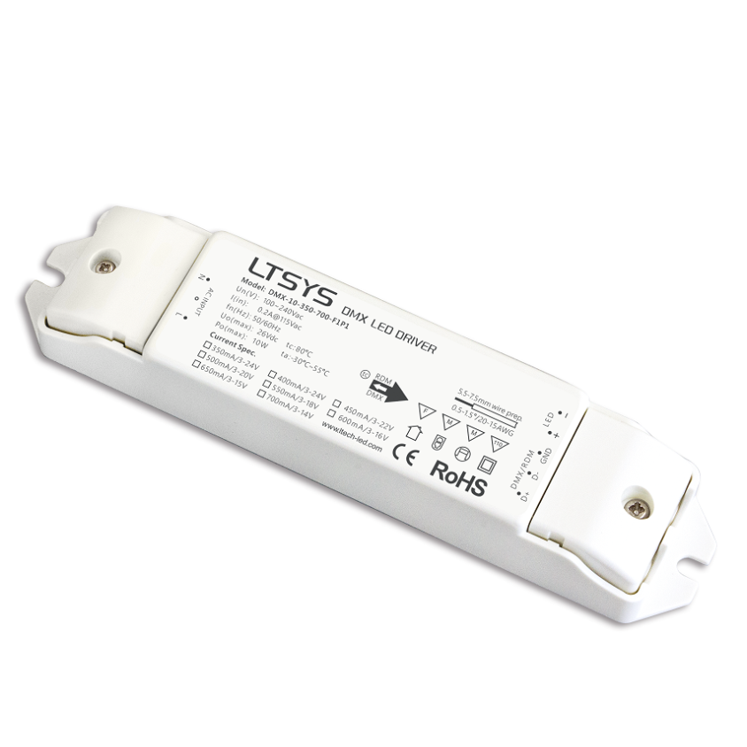 10W 350-700mA CC DMX F1P1 LTECH LED Driver Controller