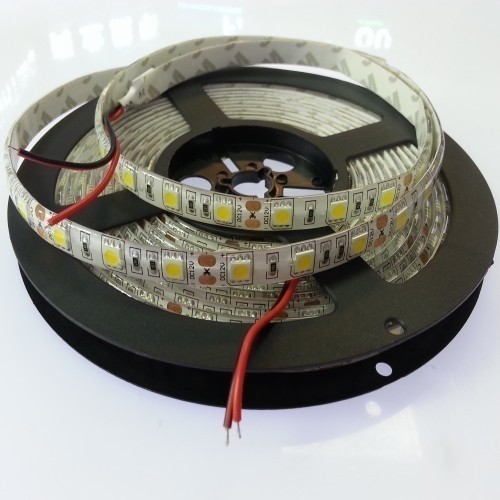 12V Waterproof 16.4Ft 300Leds Single Color 5050 LED Strip Light