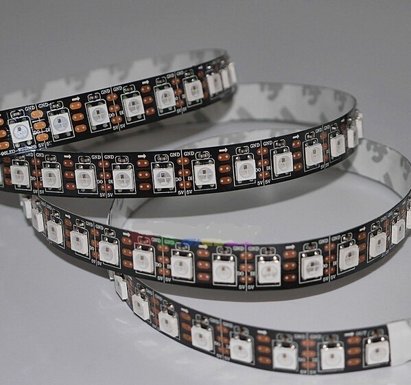 1Meters 96LEDs DC 5V WS2812b Addressable LED Strip Light