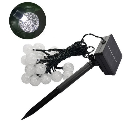 4.8M 20LEDs Lighting Crystal Ball Waterproof Garden Solar LED String