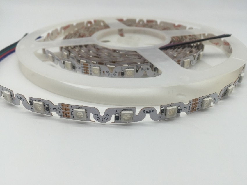5M 300LEDs 12V DC S Shape 60LEDs/m LED RGB 5050 Strip Light