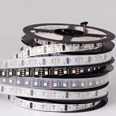 5V LPD8806 16IC Per Meter 160Leds Programmable RGB LED Light Strip