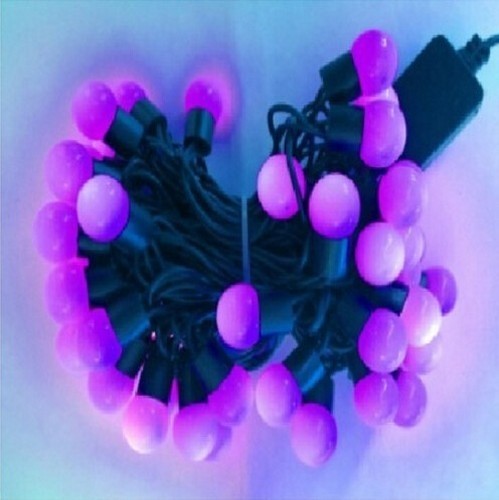 Ball Shaped Purple Fairy Lights 5m 50Leds Christmas LED String Light