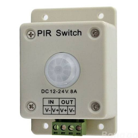 DC 12V-24V 8A infrared Motion PIR Sensor Switch