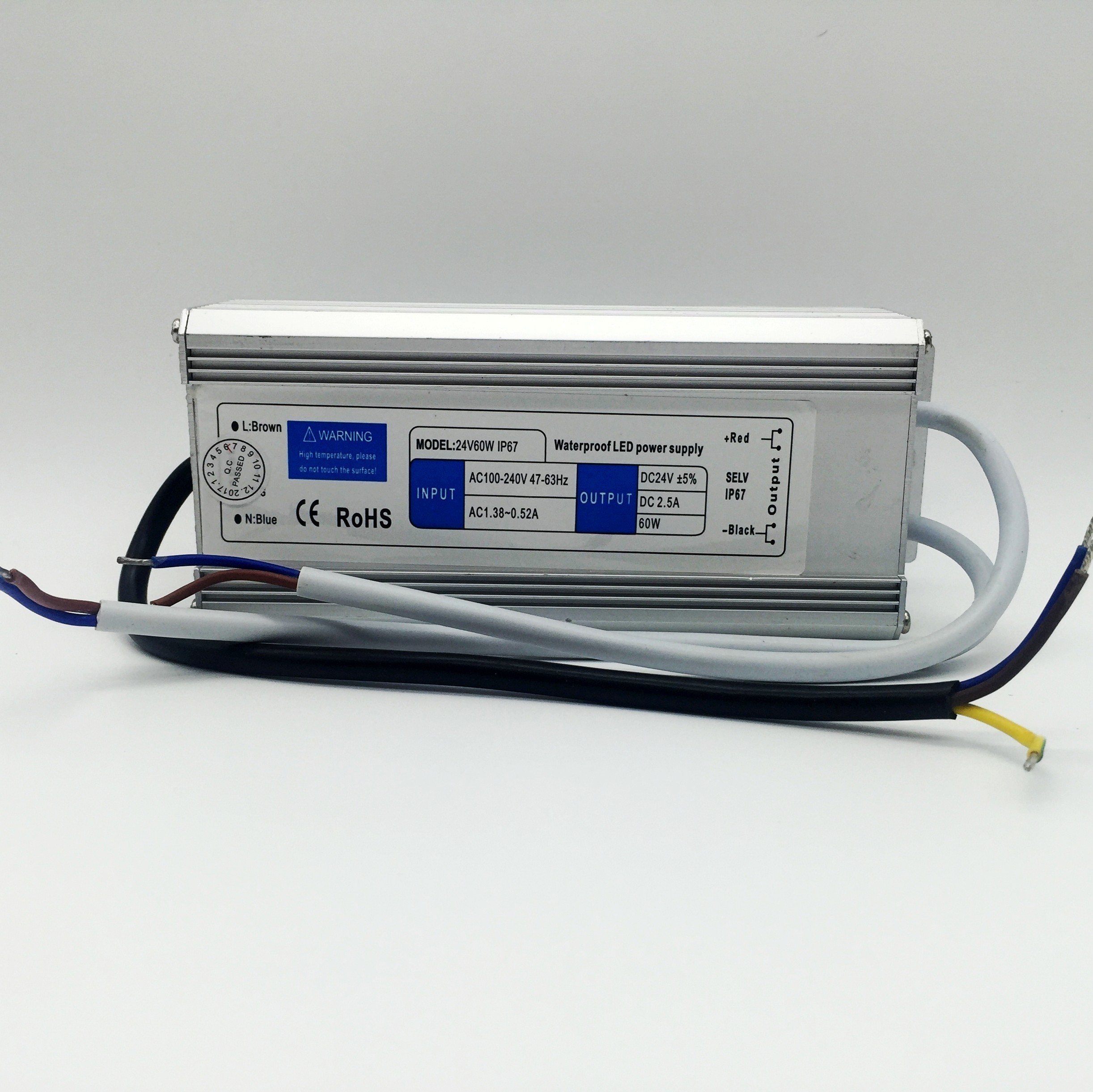 DC 24V 60W Waterproof Power Supply Outdoor Use LED Driver