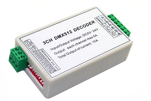 WS-DMX-XB22-3CH 5-24v 3ch Dmx512 Decoder Led Controller Decoder