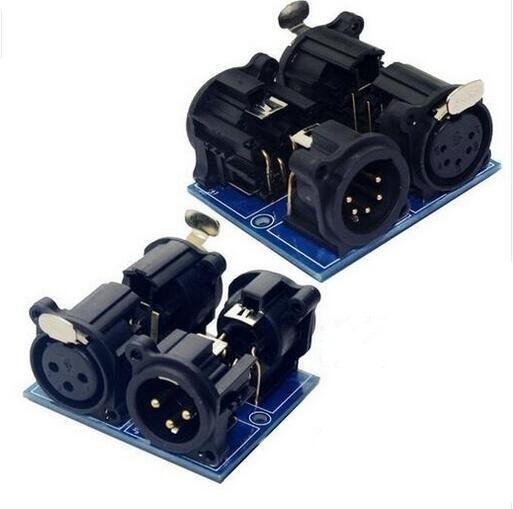 XLR5-XLR3 DMX512 Relays Connector