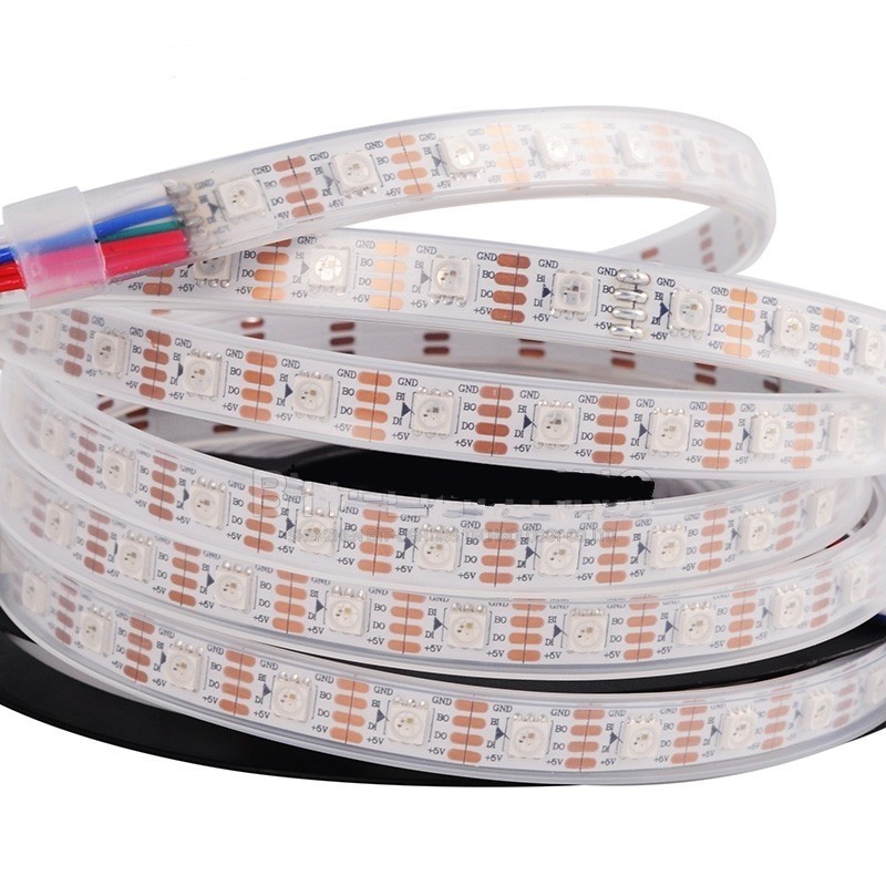 16.4ft WS2813 LED Pixel Strip Dual-Signal 60Leds/m 5V 5M 300LEDs Light