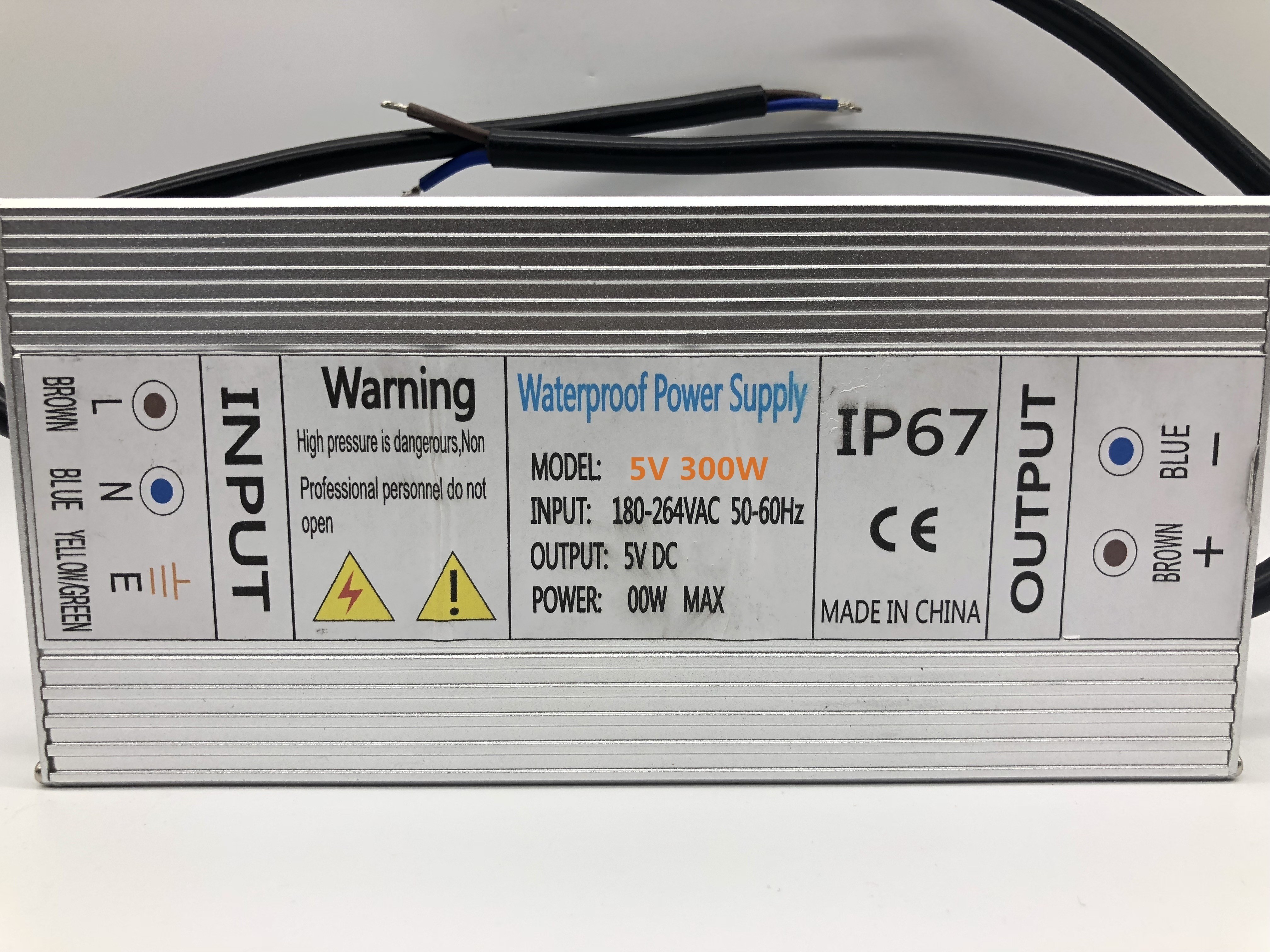DC 5V 300W IP67 Waterproof LED Power Supply Driver Transformer