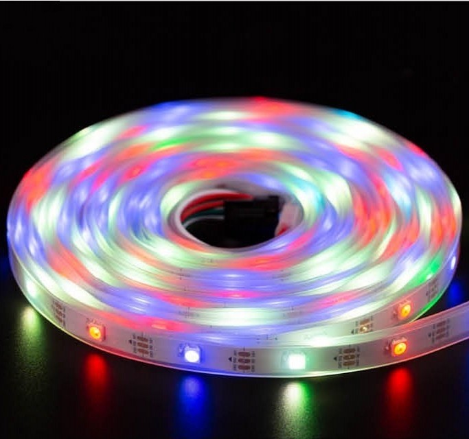 WS2812B RGB LED Strip Individual Addressable Light 30Leds/m 5V 5M