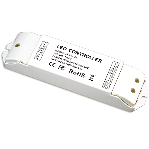 Ltech LT-704-5A 0-10V 1-10V 5A 4CH Led Dimming Driver 12~24Vdc