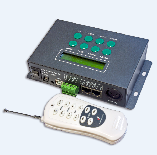 Ltech LT-800 DMX512 Master Controller 12Vdc With RF Remote