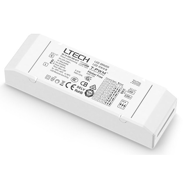 LTECH 12W 100-400mA SE-12-100-400-G1T CC Triac Driver