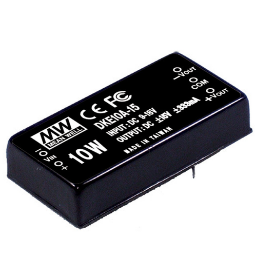 DKE10 10W DC-DC Mean Well Regulated Dual Output Converter Power Supply