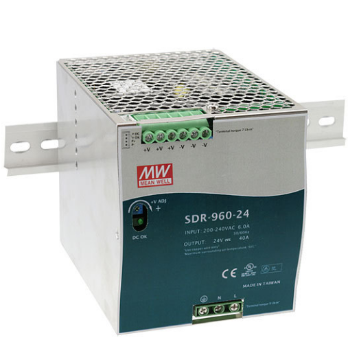 SDR-960 960W Mean Well Industrial DIN RAIL PFC Function Power Supply