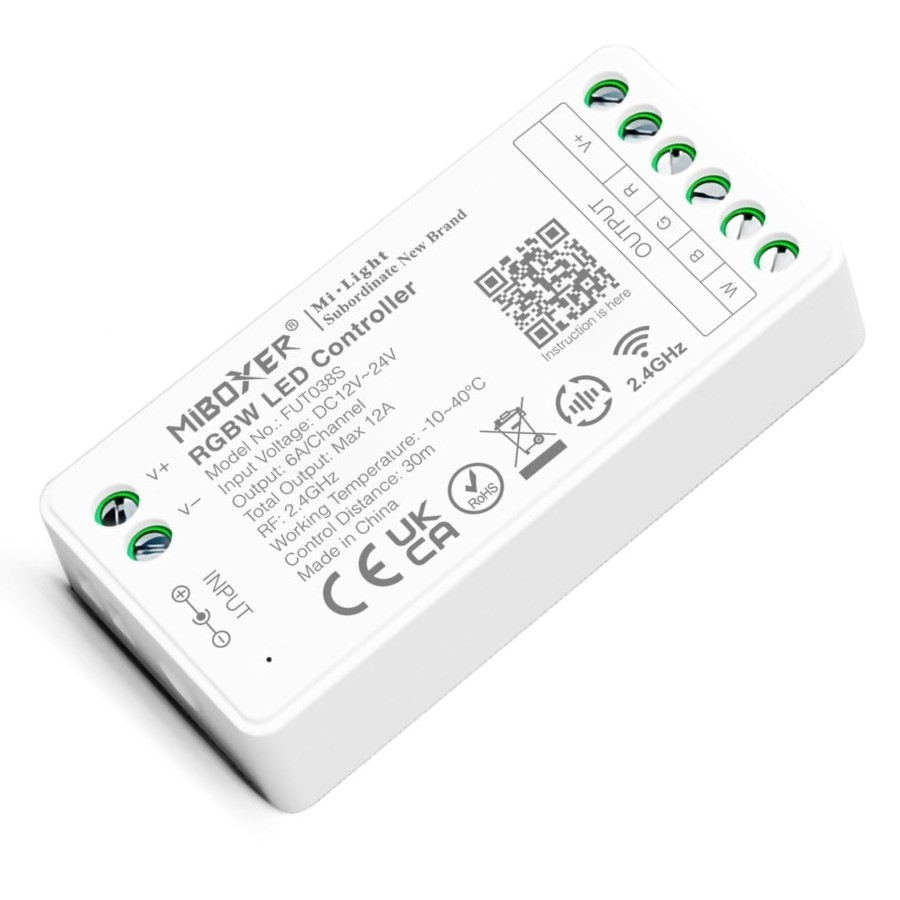 FUT038S DC12-24V RGBW 2.4GHz MiLight LED Controller