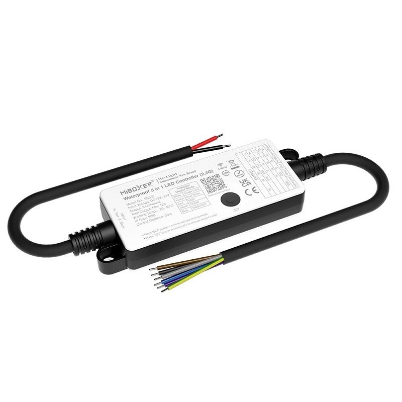 Miboxer SR5-P DC12-24V Waterproof 5 in 1 2.4GHz MiLight Led Controller