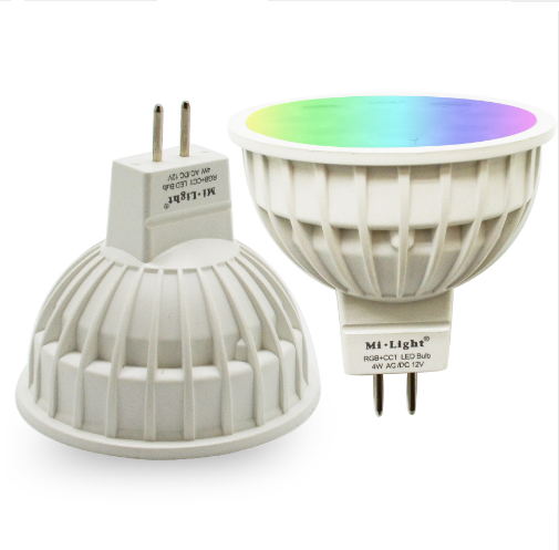 MiBoxer FUT104 Milight MR16 12V 2.4G APP Controllable RGB+CCT Led Smart Lamp Mi Light