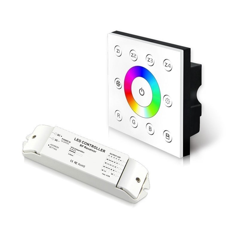 Bincolor Led Controller P7X+R4-2.4G Wireless Multi-Zone RGB DMX512 Panel