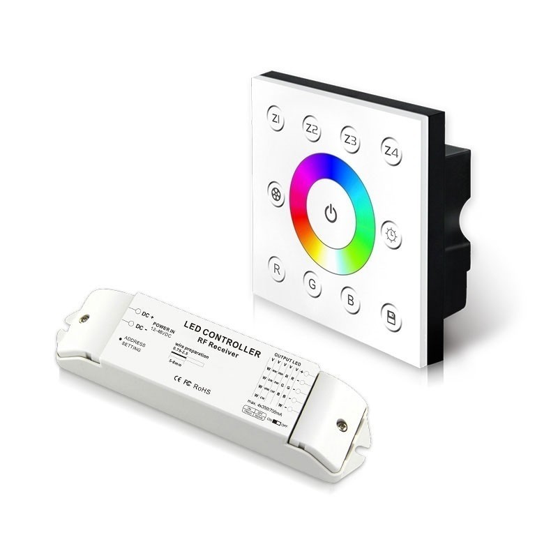 Bincolor Led P7X+R4-CC-2.4G Wireless CC RGB Panel DMX512 4CH 12V-48V Controller