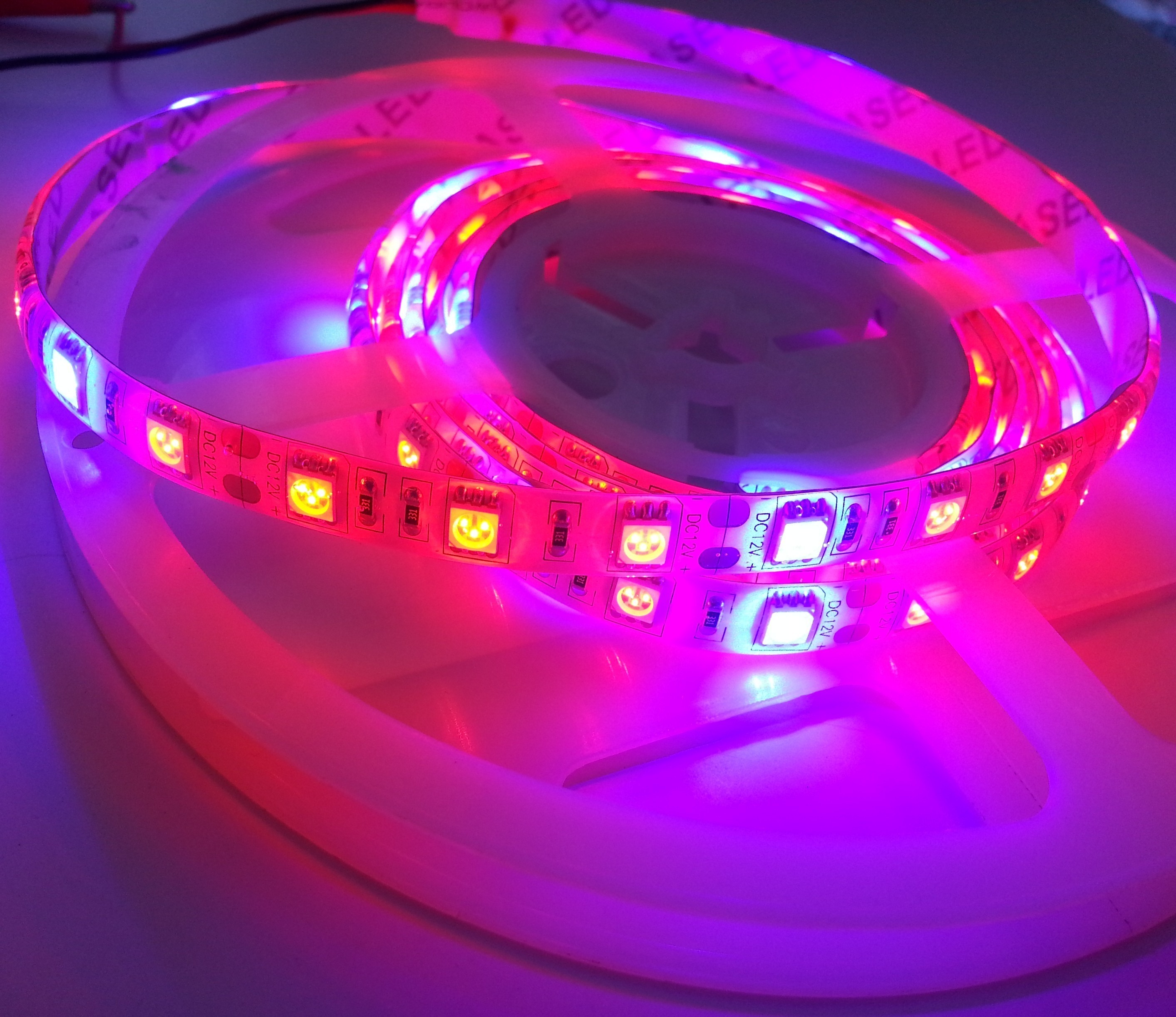 Red/Blue 4:1 5050 Plant Growing LED Strip Light Hydroponic 12V 1M