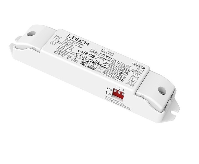 SE-12-100-400-W1DS 12W DALI DT6 CC DALI-2 Intelligent Led Driver Ltech