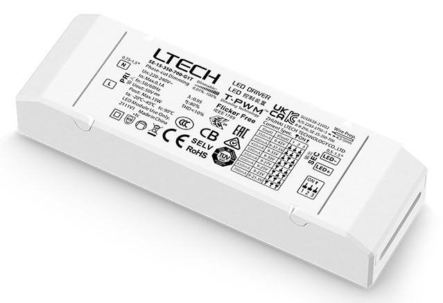 Ltech SE-15-350-700-G1T Triac ELV Led Intelligent Dimming Driver