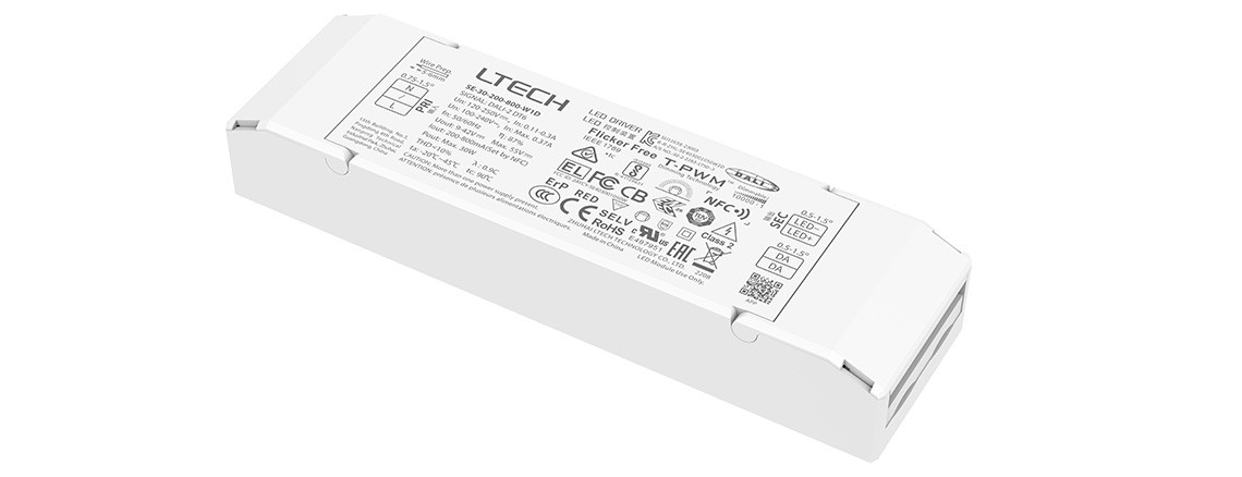 Ltech SE-30-200-800-W1D Dali-2 DT6 intelligent Led Driver Constant Current