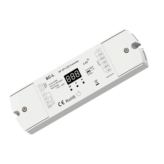 SC-L Skydance 5-24V DC RF SPI Led Controller 2.4GHz Push Switch