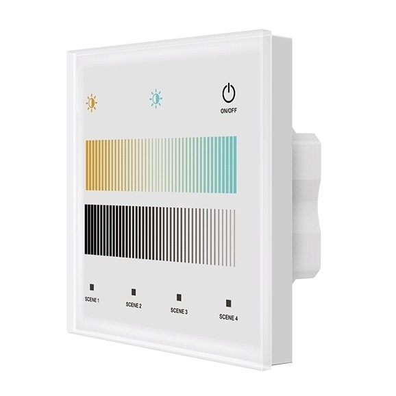 TD2-S Skydance Dual Color 1 Zone Wall Mounted Touch DALI Panel Led Controller