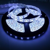 16.4Ft 300 LEDs SMD 5050 White Waterproof Flexible Strip Light IP65