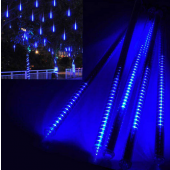 Blue LED Meteor Lights 8 Tubes 20cm Snow Lamp For Christmas
