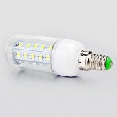 36 x SMD 5730 White/Warm White 4W E14 LED Corn Bulb AC110V 220V