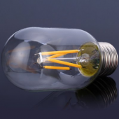 4W E27 Retro Warm White LED Filament Ball Bulb 320LM Lamp