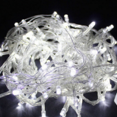 White LED String Lights 10m 100 LEDs Christmas Decoration Light