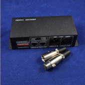 DMX512 Decoder 4 Channels Output LED Controller 12-24Vdc