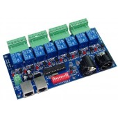 WS-DMX-RELAY-8CH 8CH Relay Switch DMX512 Decoder RGB Controller