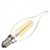 E12 E14 4W LED Filament Bulb Candelabra Spotlight Candle Lamp