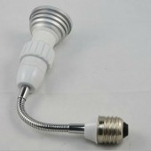 E27 to GU10 Flexible Extension Lamp Adapter Base Converter 5Pcs