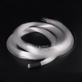 50pcs 2M Diameter 0.75mm Sparkle Flash point PMMA Plastic Fiber Optic End Glow Cable