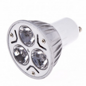 LED Spotlight 3W GU10 3leds White/Warm White Led Lamp Bulb 5Pcs