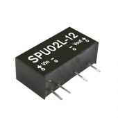 SPU02 2W Mean Well Unregulated Single Output Converter Power Supply