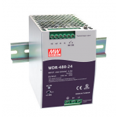 WDR-480 480W Mean Well Single Output Industrial DIN RAIL Power Supply